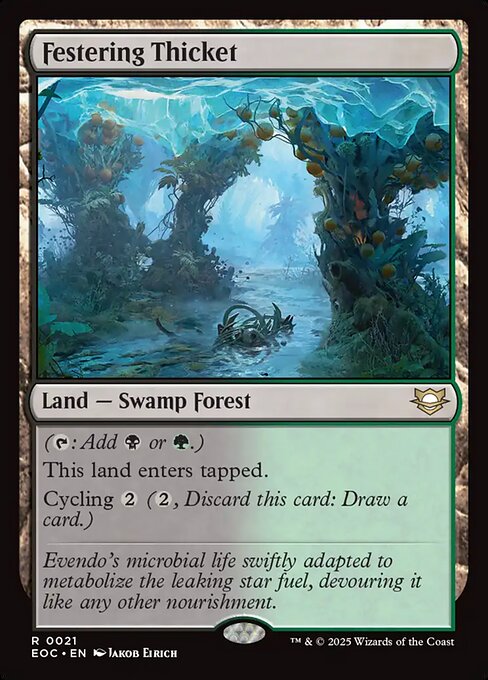 Festering Thicket (21) [Edge of Eternities Commander]