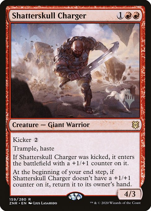 Shatterskull Charger (159p) [Zendikar Rising Promos]