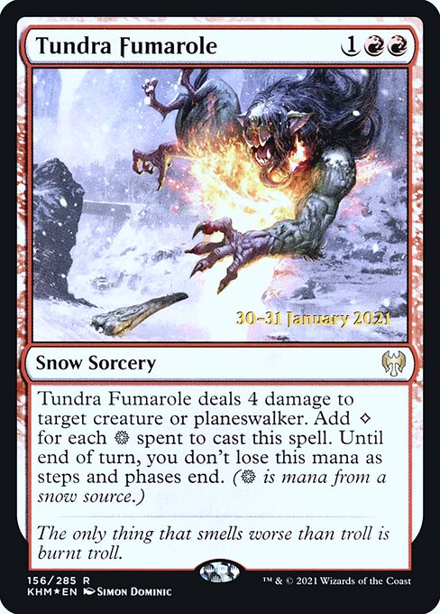 Tundra Fumarole (156s) [Kaldheim Promos]
