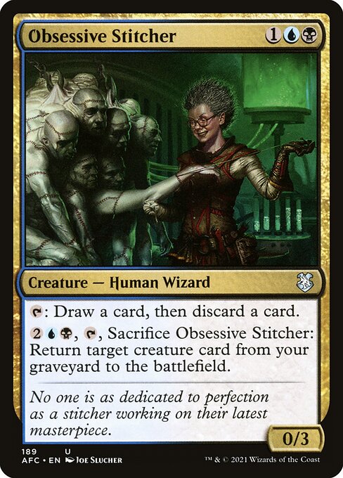 Obsessive Stitcher (189) [Forgotten Realms Commander]