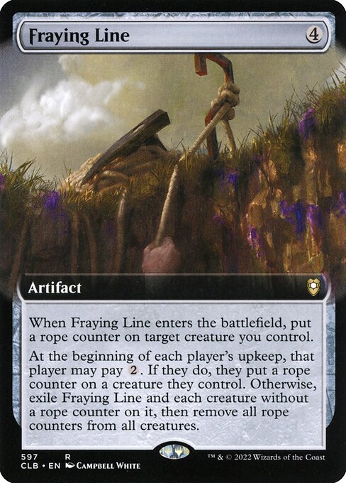 Fraying Line (597) [Commander Legends: Battle for Baldur's Gate] [Extended Art]