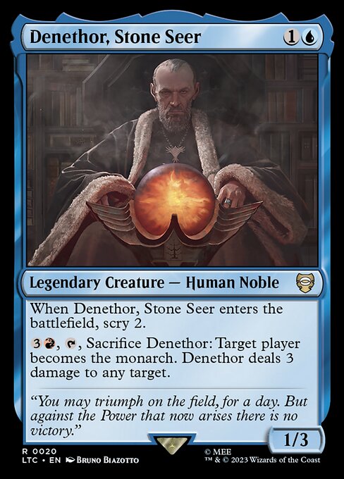 Denethor, Stone Seer (20) [Tales of Middle-earth Commander]
