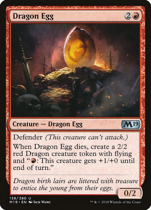 Dragon Egg (138) [Core Set 2019]