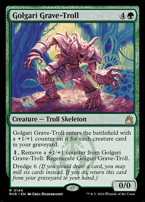 Golgari Grave-Troll (144) [Ravnica Remastered]