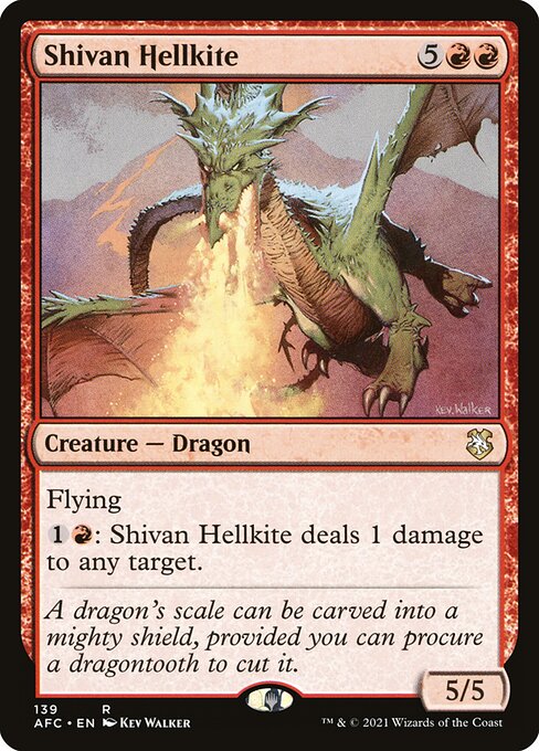 Shivan Hellkite (139) [Forgotten Realms Commander]