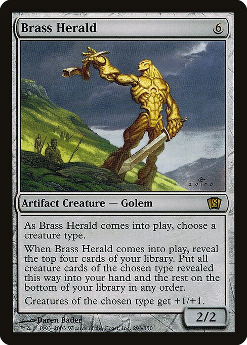 Brass Herald (293★) [Eighth Edition]