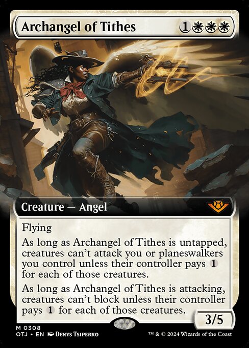 Archangel of Tithes (308) [Outlaws of Thunder Junction]