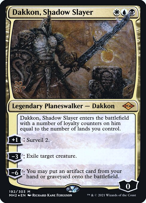 Dakkon, Shadow Slayer (192s) [Modern Horizons 2 Promos]