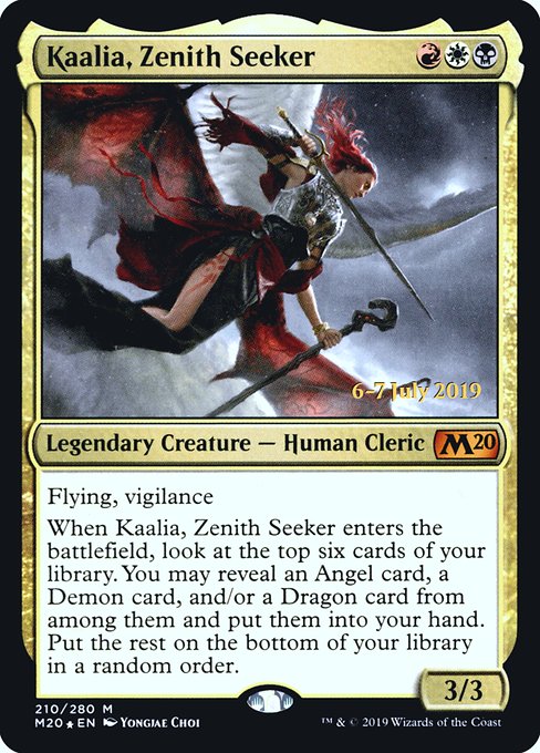 Kaalia, Zenith Seeker (210s) [Core Set 2020 Promos]