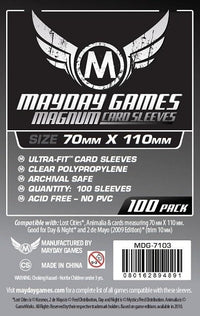 MDG7103 MAGNUM SILVER 70MM X 110MM 100 Sleeves image 0