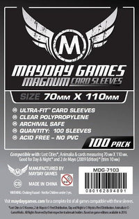 MDG7103 MAGNUM SILVER 70MM X 110MM 100 Sleeves image 0