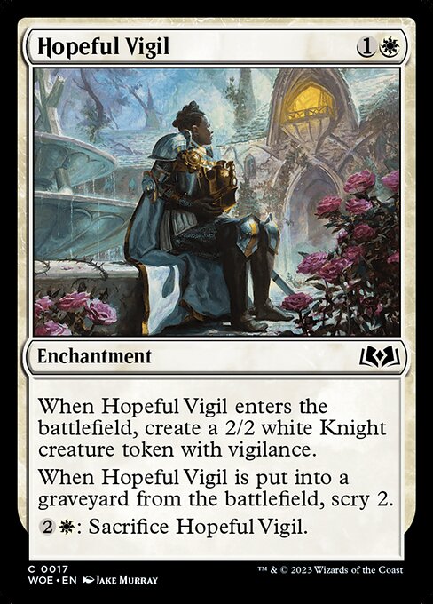 Hopeful Vigil (17) [Wilds of Eldraine]