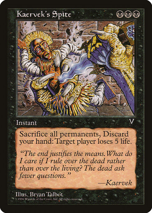 Kaervek's Spite (63) [Visions]