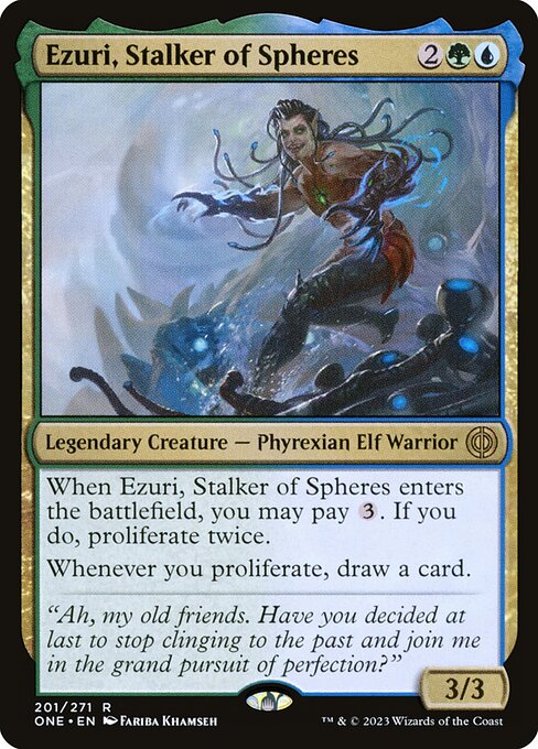 Ezuri, Stalker of Spheres (201) [Phyrexia: All Will Be One]