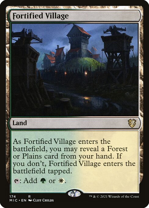 Fortified Village (174) [Midnight Hunt Commander]