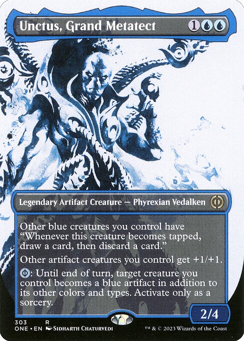 Unctus, Grand Metatect (303) [Phyrexia: All Will Be One] [Showcase, Borderless]