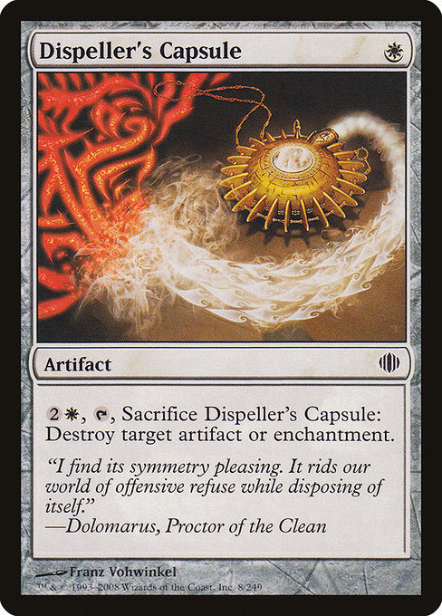 Dispeller's Capsule (8) [Shards of Alara]