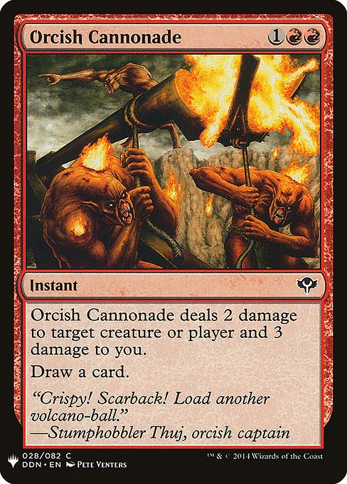 Orcish Cannonade (DDN-28) [The List]