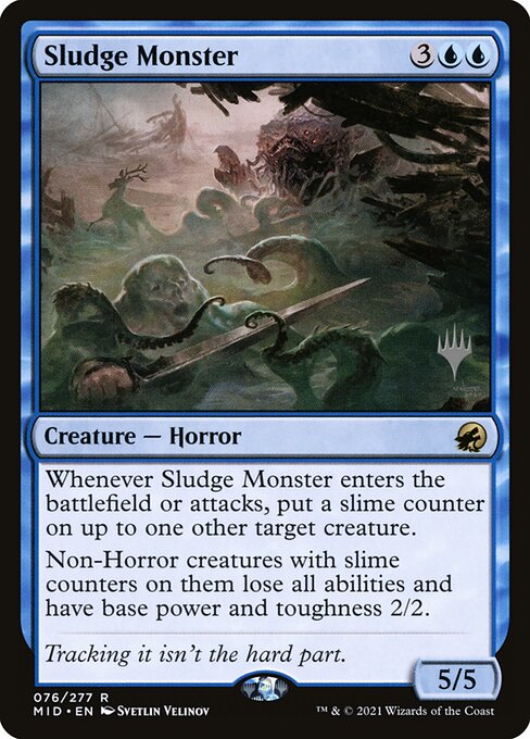 Sludge Monster (76p) [Innistrad: Midnight Hunt Promos]