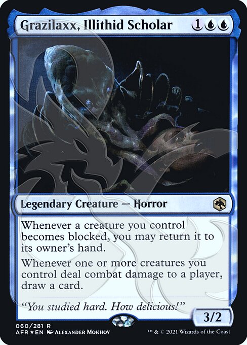Grazilaxx, Illithid Scholar (60a) [Adventures in the Forgotten Realms Promos]