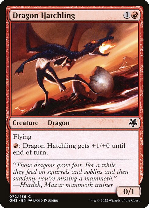 Dragon Hatchling (72) [Game Night: Free-for-All]