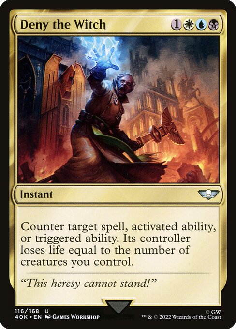 Deny the Witch (116) [Warhammer 40,000 Commander]