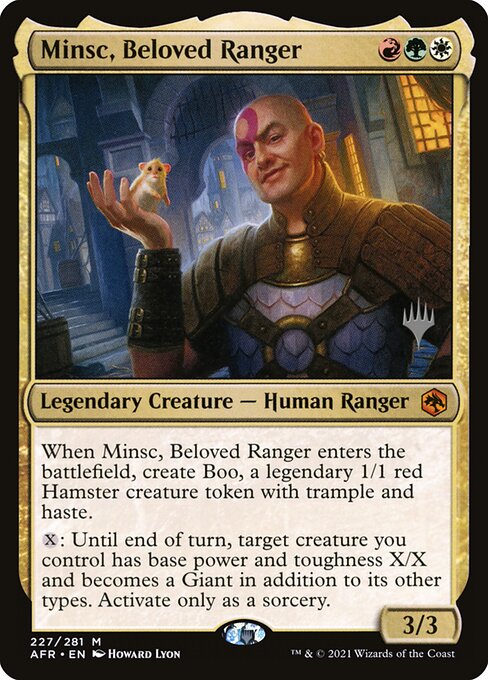 Minsc, Beloved Ranger (227p) [Adventures in the Forgotten Realms Promos]