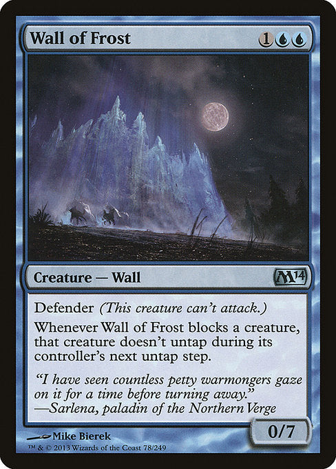 Wall of Frost (78) [Magic 2014]