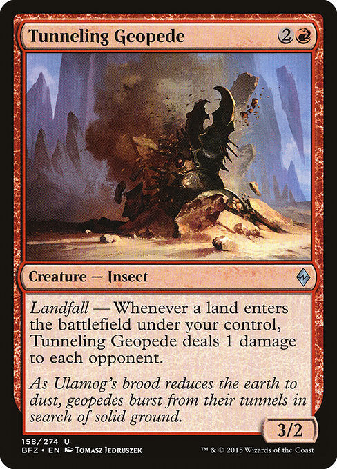 Tunneling Geopede (158) [Battle for Zendikar]
