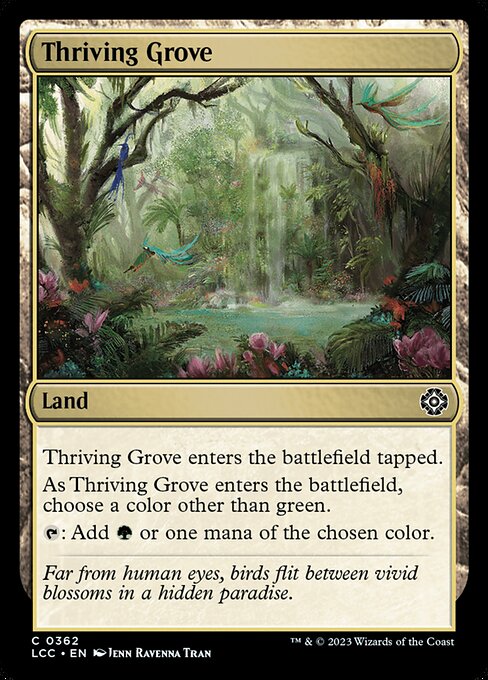 Thriving Grove (362) [The Lost Caverns of Ixalan Commander]