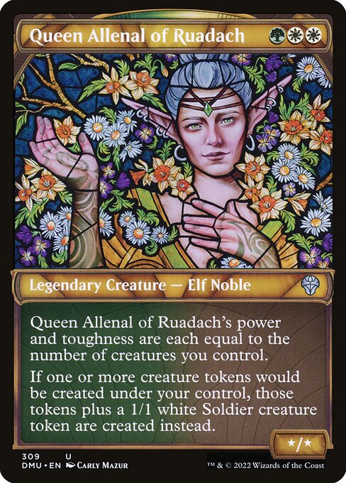 Queen Allenal of Ruadach (309) [Dominaria United] [Showcase]