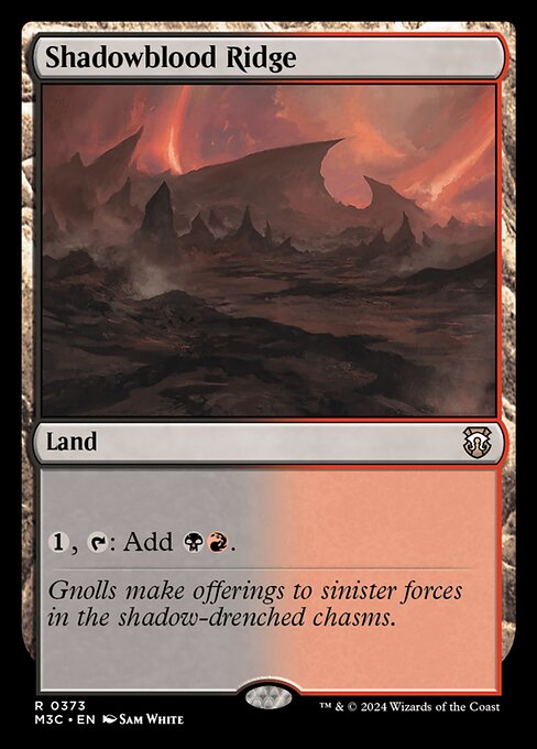 Shadowblood Ridge (373) [Modern Horizons 3 Commander]