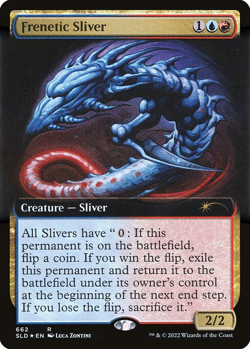 Frenetic Sliver (662) [Secret Lair Drop] [Extended Art]
