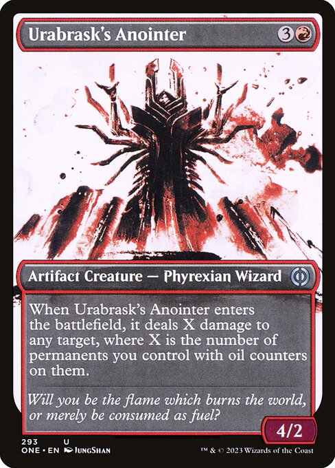 Urabrask's Anointer (293) [Phyrexia: All Will Be One] [Showcase]