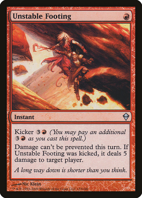 Unstable Footing (153) [Zendikar]