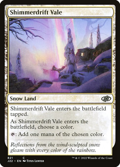 Shimmerdrift Vale (821) [Jumpstart 2022]