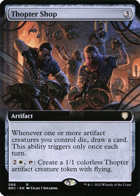 Thopter Shop (66) [The Brothers' War Commander] [Extended Art]