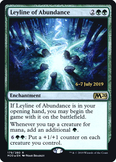 Leyline of Abundance (179s) [Core Set 2020 Promos]