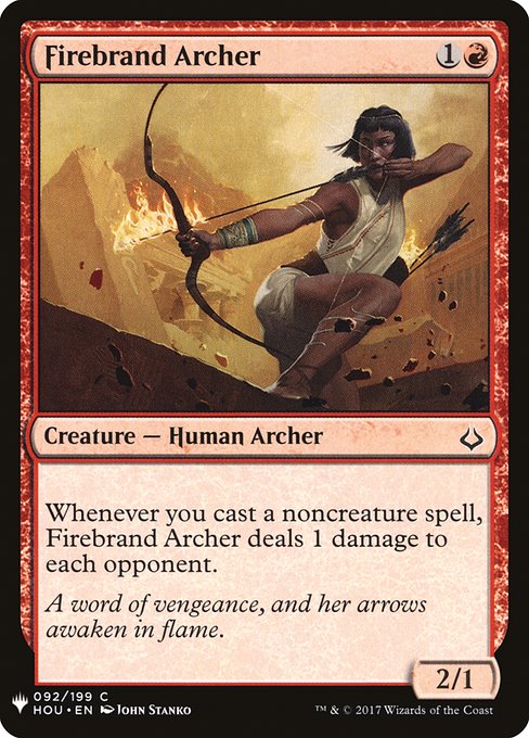 Firebrand Archer (HOU-92) [The List]