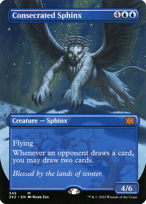 Consecrated Sphinx (345) [Double Masters 2022] [Borderless]