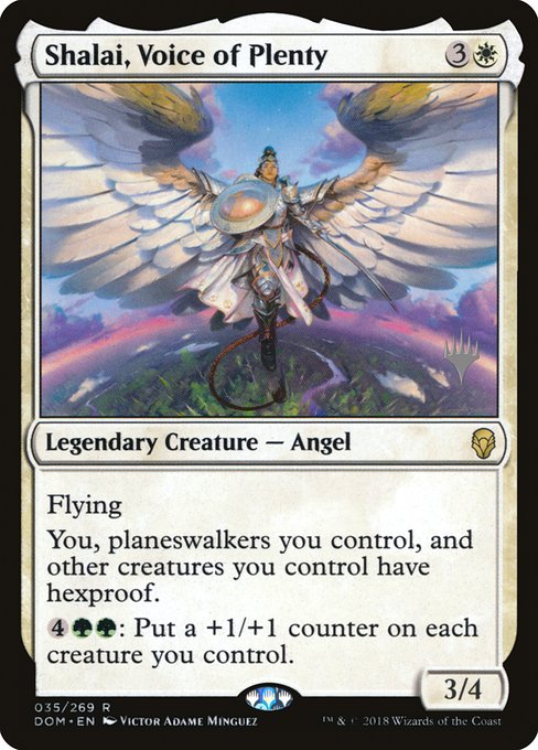 Shalai, Voice of Plenty (35p) [Dominaria Promos]