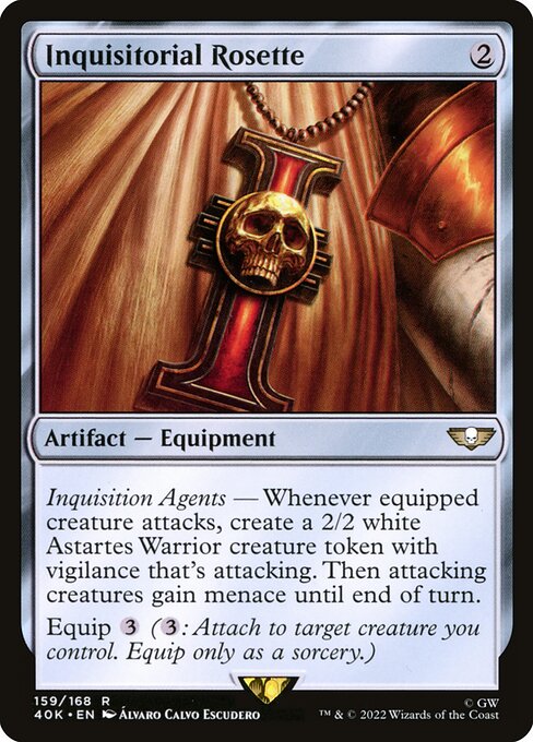 Inquisitorial Rosette (159) [Warhammer 40,000 Commander]