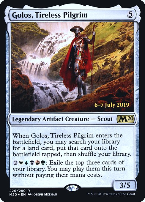 Golos, Tireless Pilgrim (226s) [Core Set 2020 Promos]