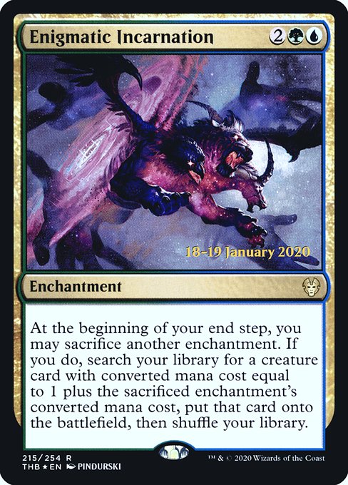 Enigmatic Incarnation (215s) [Theros Beyond Death Promos]
