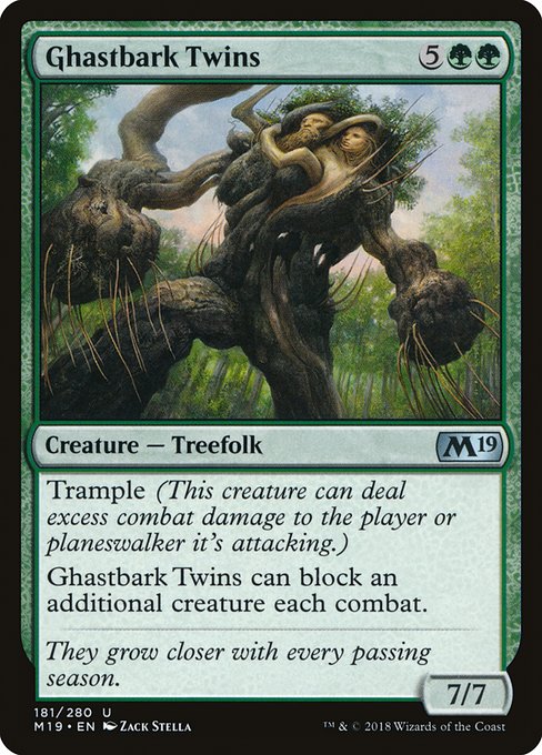 Ghastbark Twins (181) [Core Set 2019]