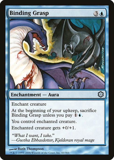 Binding Grasp (60) [Coldsnap Theme Decks]