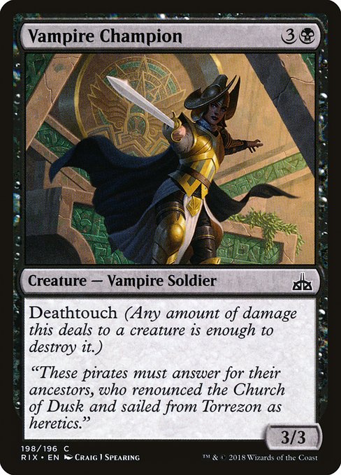 Vampire Champion (198) [Rivals of Ixalan]