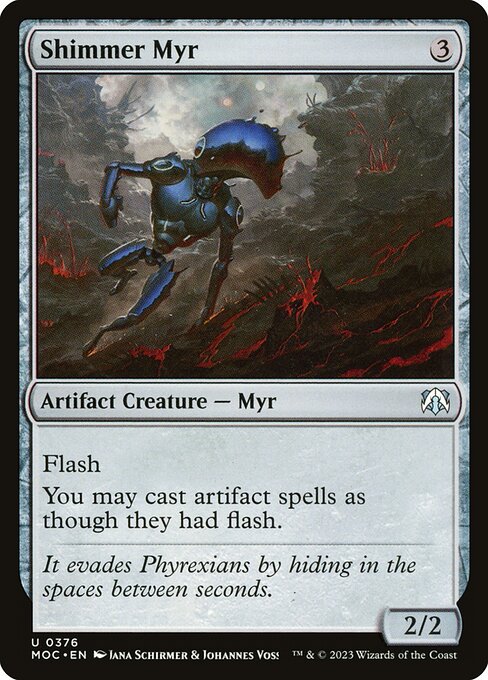 Shimmer Myr (376) [March of the Machine Commander]