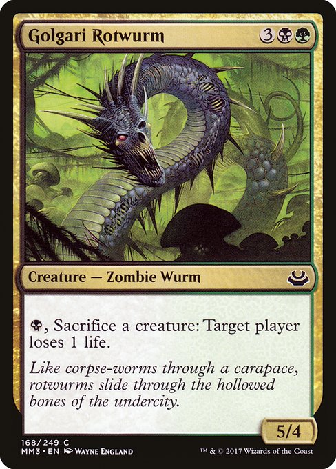 Golgari Rotwurm (168) [Modern Masters 2017]