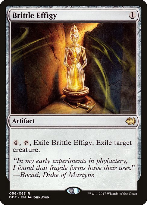 Brittle Effigy (56) [Duel Decks: Merfolk vs. Goblins]